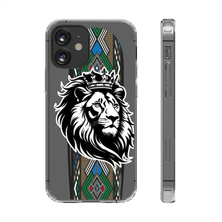 "Lion of Heritage" – Ethiopian/Eritrean Tilet (ጥለት) & African King Phone Case
