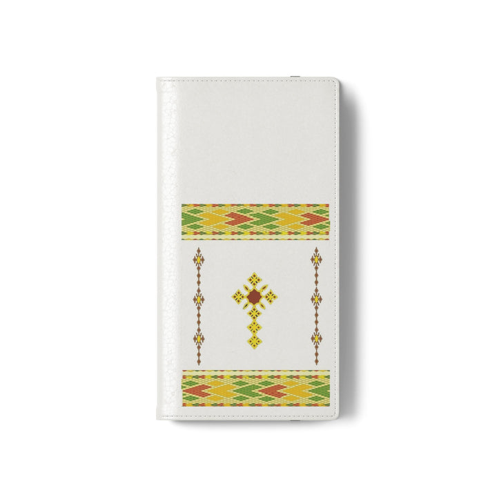 Phone Case - Habesha Golden Tilet (ጥለት) with Ethiopian /Eritrean Cross Meskel Design