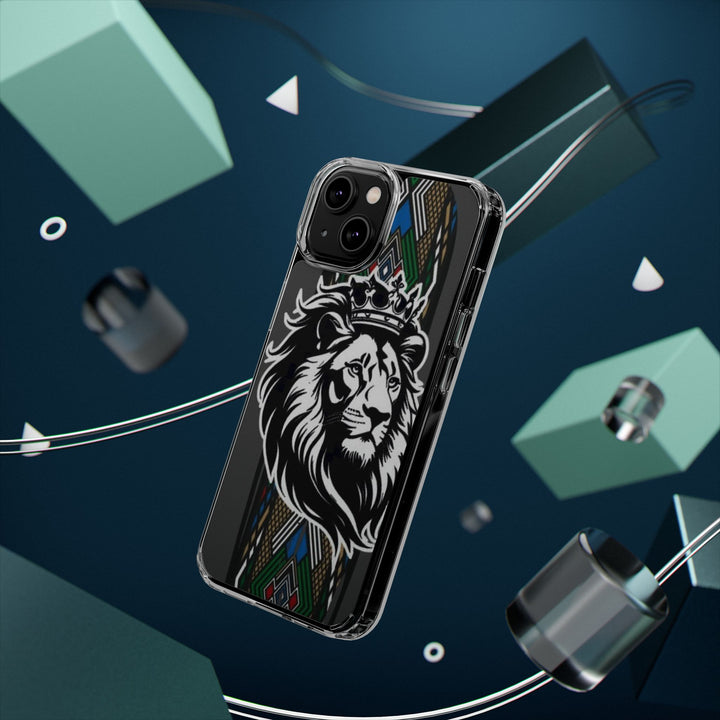 "Lion of Heritage" – Ethiopian/Eritrean Tilet (ጥለት) & African King Phone Case