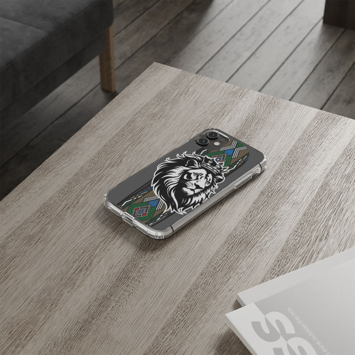 "Lion of Heritage" – Ethiopian/Eritrean Tilet (ጥለት) & African King Phone Case