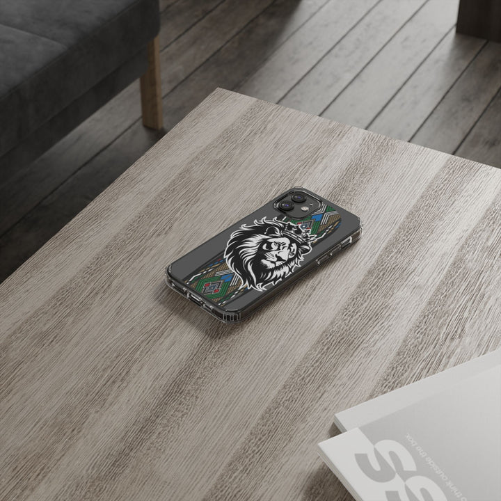 "Lion of Heritage" – Ethiopian/Eritrean Tilet (ጥለት) & African King Phone Case