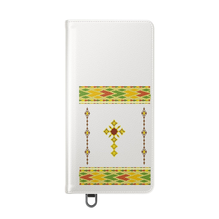 Phone Case - Habesha Golden Tilet (ጥለት) with Ethiopian /Eritrean Cross Meskel Design