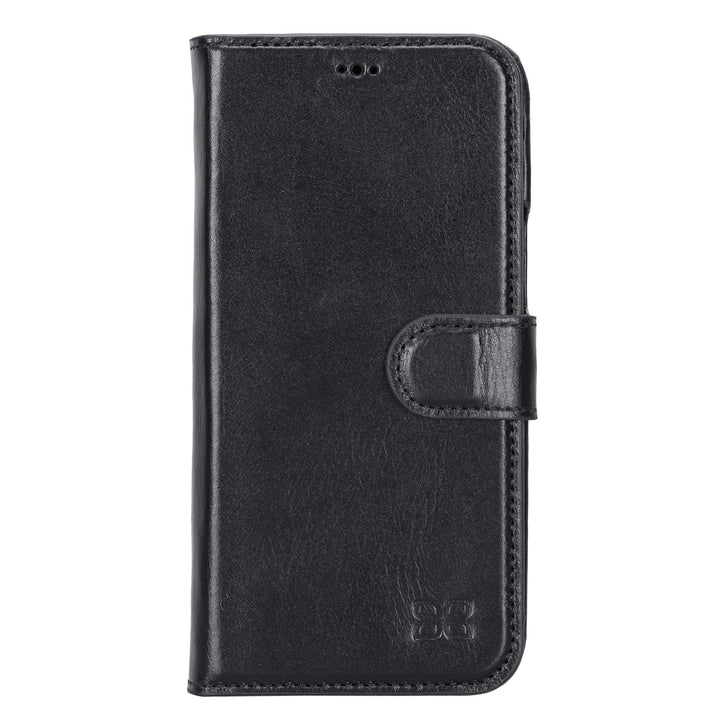 Apple iPhone 14 Series Full Leather Coating Detachable Wallet Case -